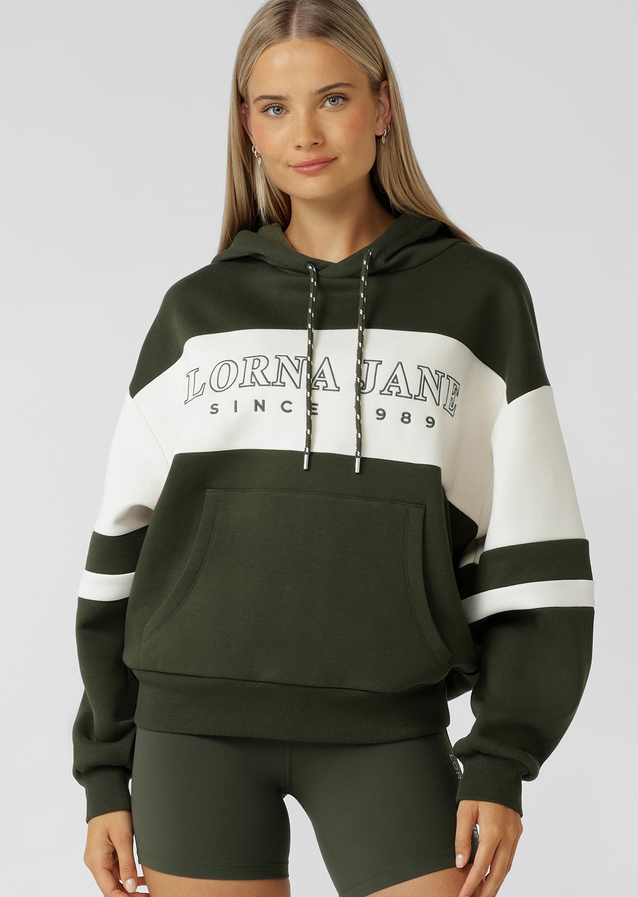 Clubhouse Panelled Hoodie – Lorna Jane
