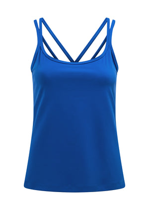 Lorna Jane Strapped In Active Tank - Cobalt Blue