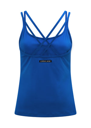 Lorna Jane Strapped In Active Tank - Cobalt Blue