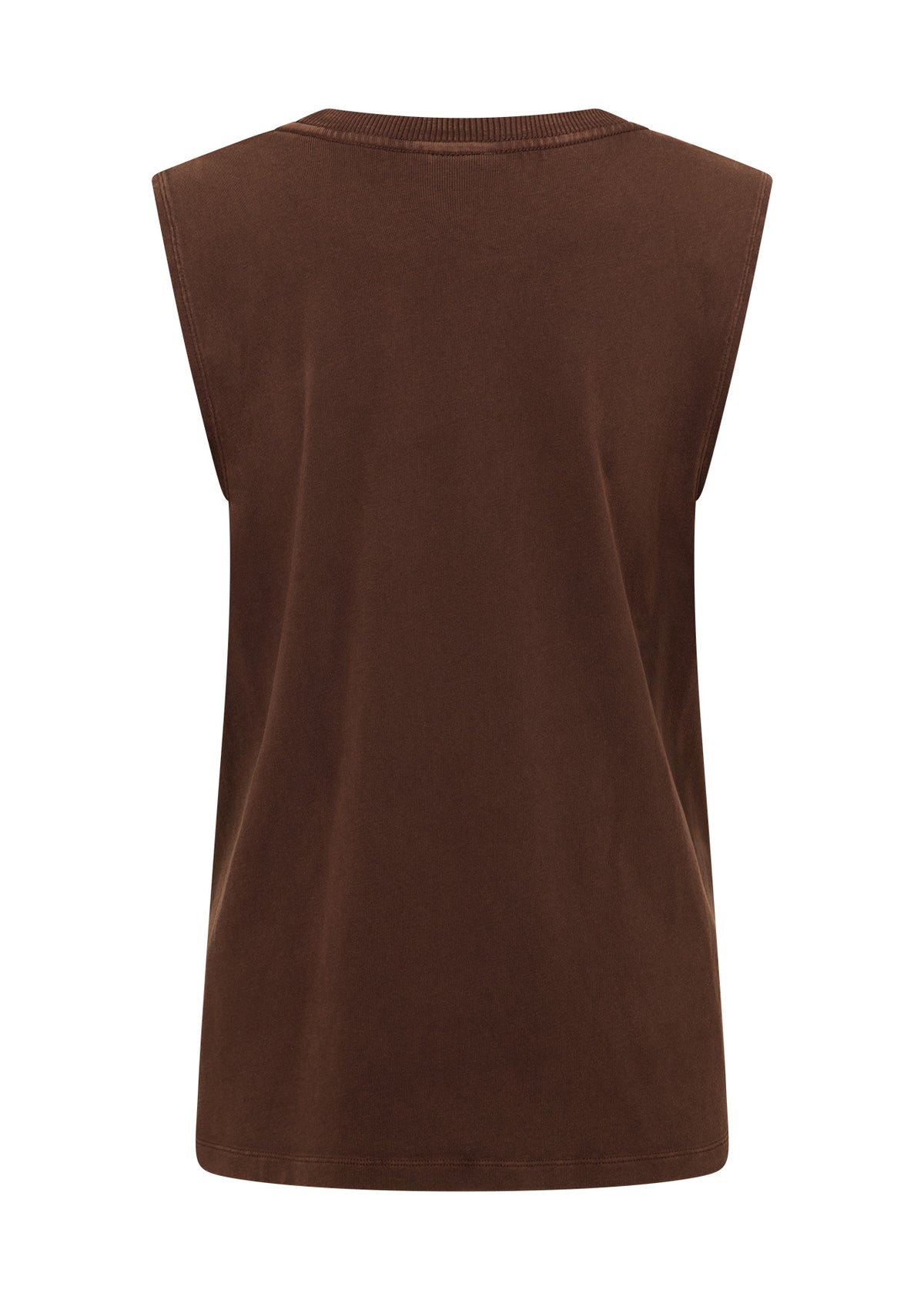 Lorna Jane Conquer Washed Muscle Tank - Washed Espresso