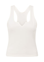 Lorna Jane Muse Rib Tank - Porcelain