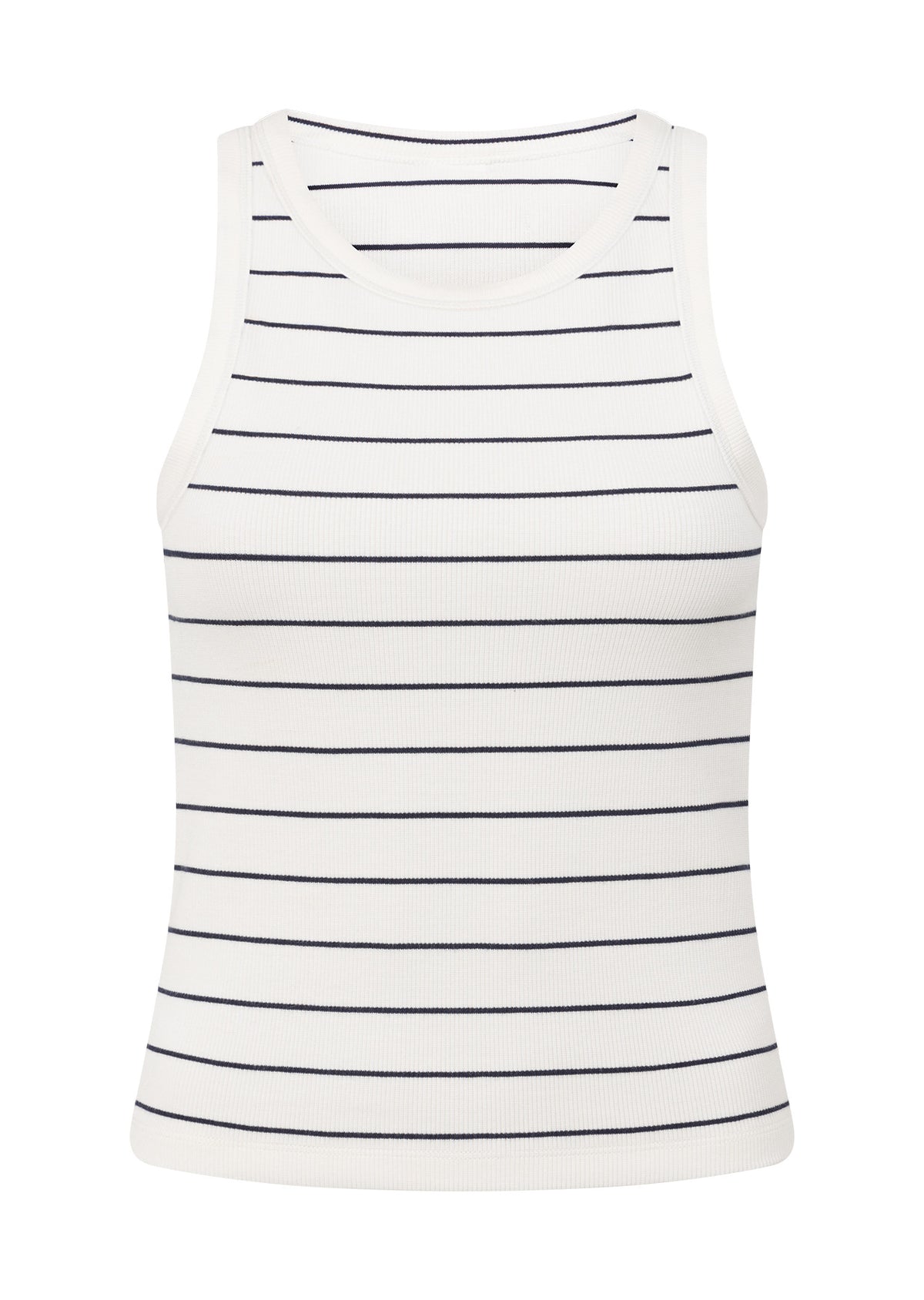 Lorna Jane LJ Basics Stripe Rib Tank - All Time Stripe