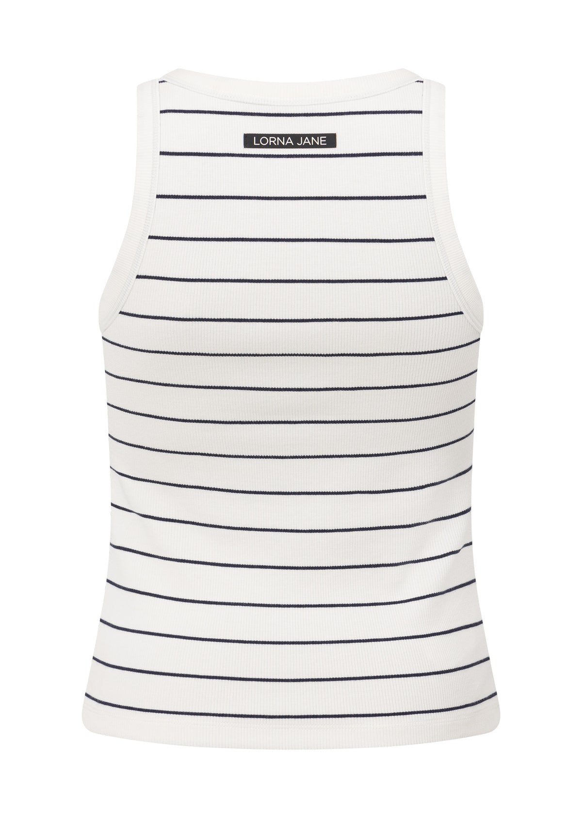 Lorna Jane LJ Basics Stripe Rib Tank - All Time Stripe