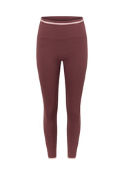 Lorna Jane One To Watch Ankle Biter Leggings - Dark Rose Blush