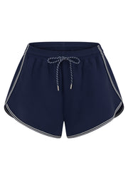 Lorna Jane Retro Sport Shorts - Marine Blue