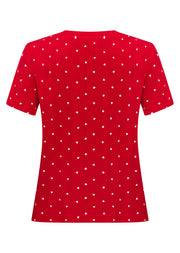 Lorna Jane Mi Amour Pointelle T-Shirt - Mi Amour Print