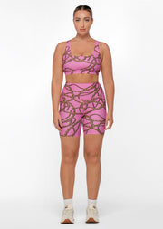 Lorna Jane Linked Up Sports Bra - Linked Up Print