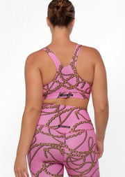 Lorna Jane Linked Up Sports Bra - Linked Up Print