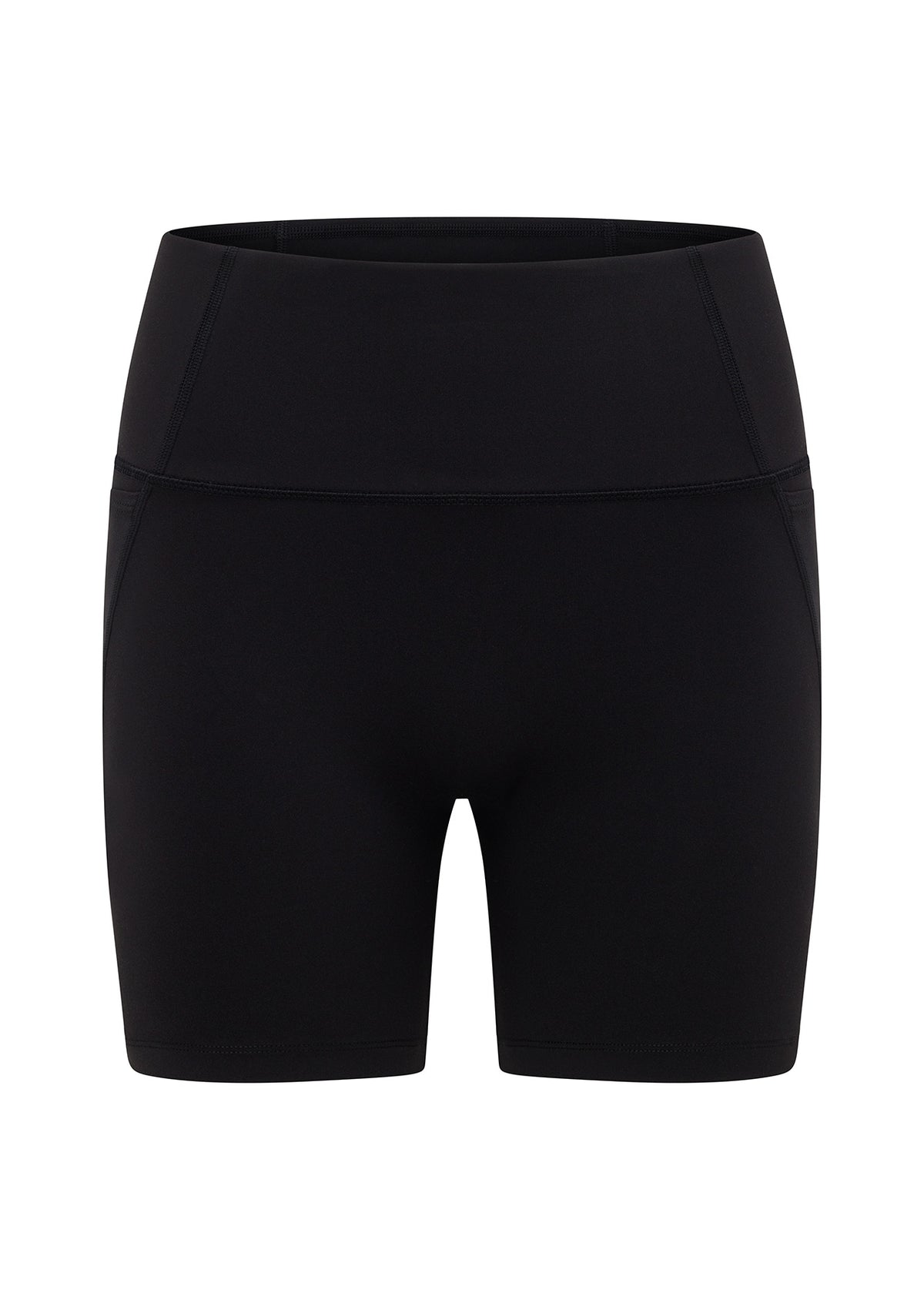 Lorna Jane Hi-Fold No Ride Recycled Ride Bike Shorts - Black