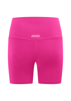 Lorna Jane Lotus No Chafe 16cm Bike Shorts - Bright Pink