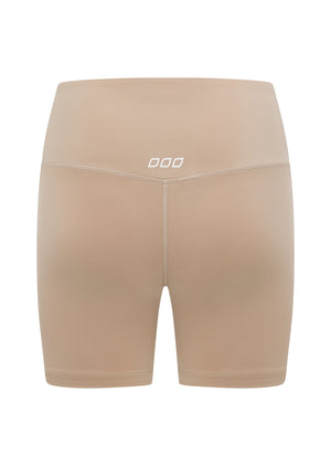 Lorna Jane Lotus No Chafe 16cm Bike Shorts - Dark Off White