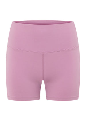 Lorna Jane Grande Rib 12cm Bike Shorts - New Orchid