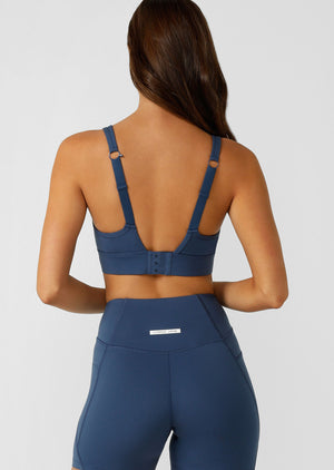 Lorna Jane Speed Circuit Sports Bra - Academy Blue