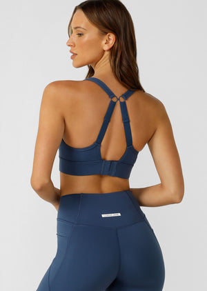 Lorna Jane Speed Circuit Sports Bra - Academy Blue
