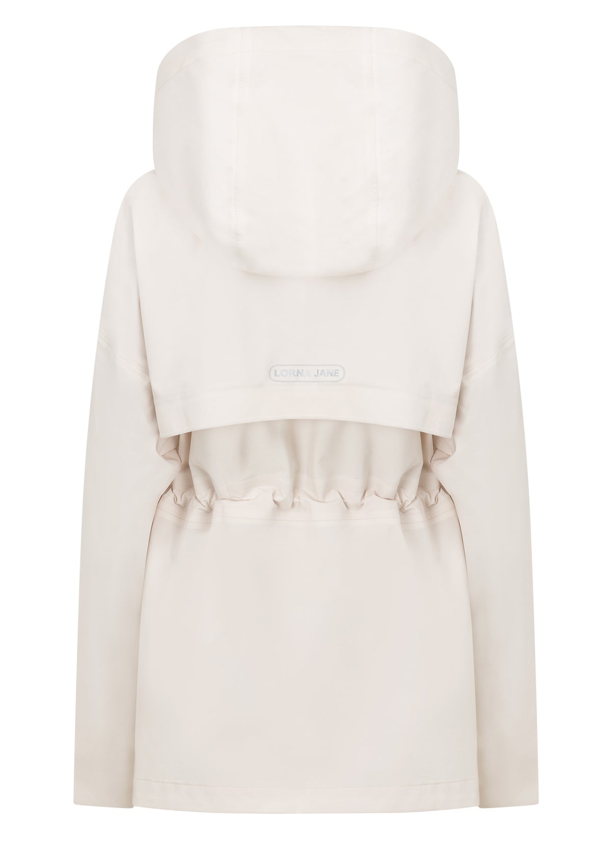 Lorna Jane Rain Repeller Pocketed Waterproof Jacket - Ivory