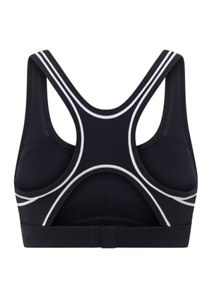 Lorna Jane Retro Track High Support Sports Bra - Midnight Blue