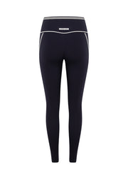 Lorna Jane Retro Track Ankle Biter Leggings - Midnight Blue