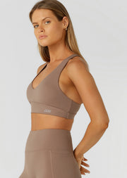 Lorna Jane Lifted Sports Bra - Bone