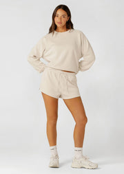 Lorna Jane Cloud Nine Spacer Sweatshirt - Ivory