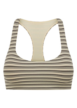 Lorna Jane Retro Stripe Sports Bra - Retro Stripe
