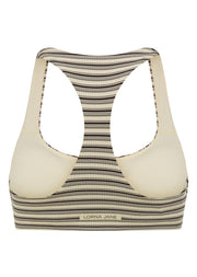 Lorna Jane Retro Stripe Sports Bra - Retro Stripe