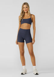 Lorna Jane Downtime Waffle Sports Bra - Ash Blue