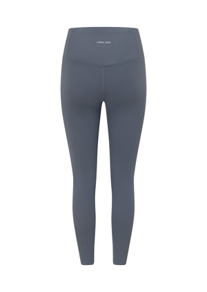 Lorna Jane Level Up Active Rib Ankle Biter Leggings - Shadow