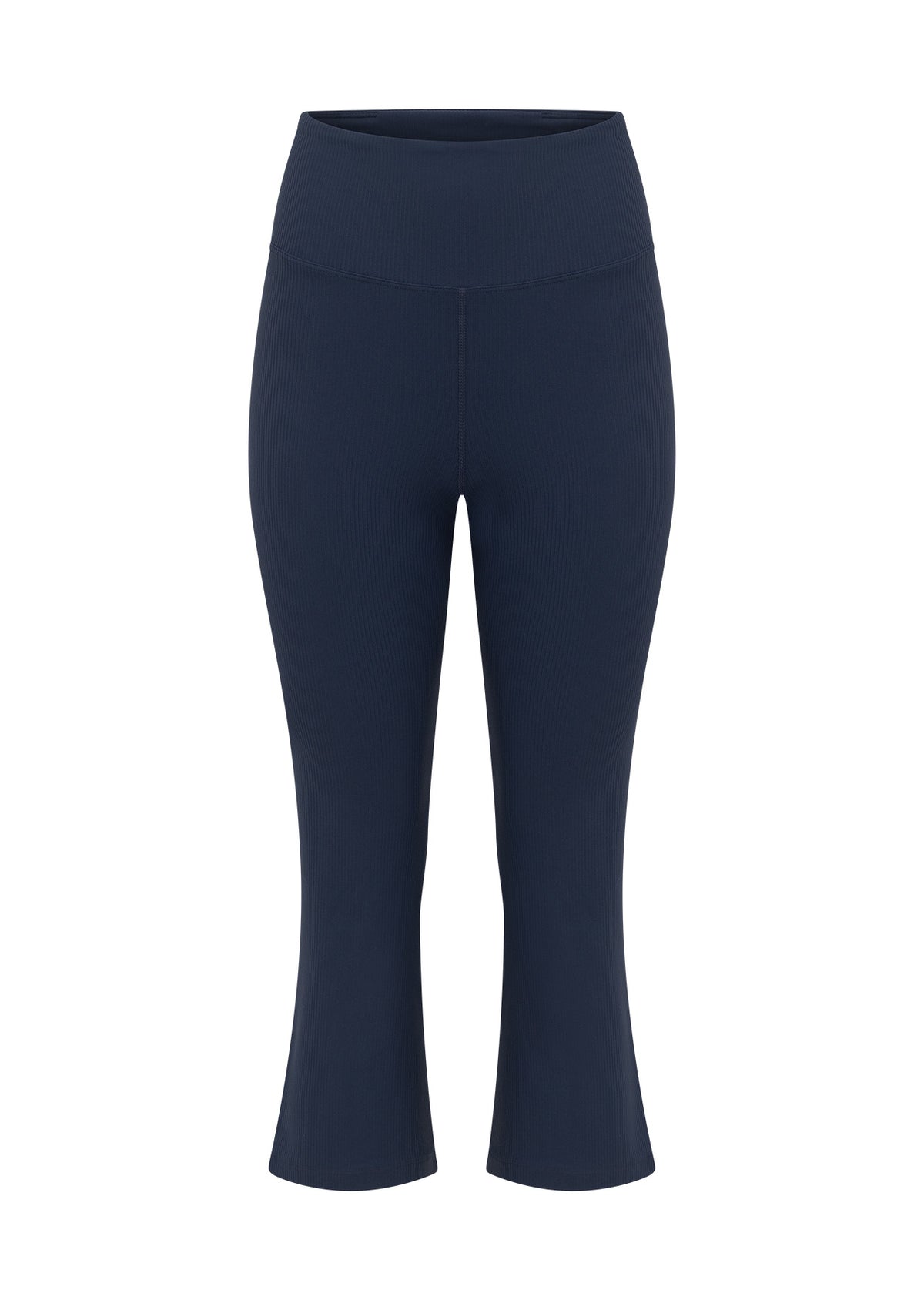 Lorna Jane Irresistible Luxe Active Rib Cropped Yoga Pants - Ash Blue