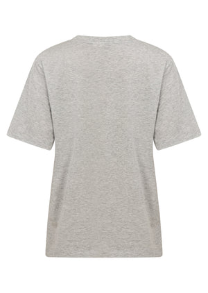 Lorna Jane Since 89 Relaxed T-Shirt - Grey Marl