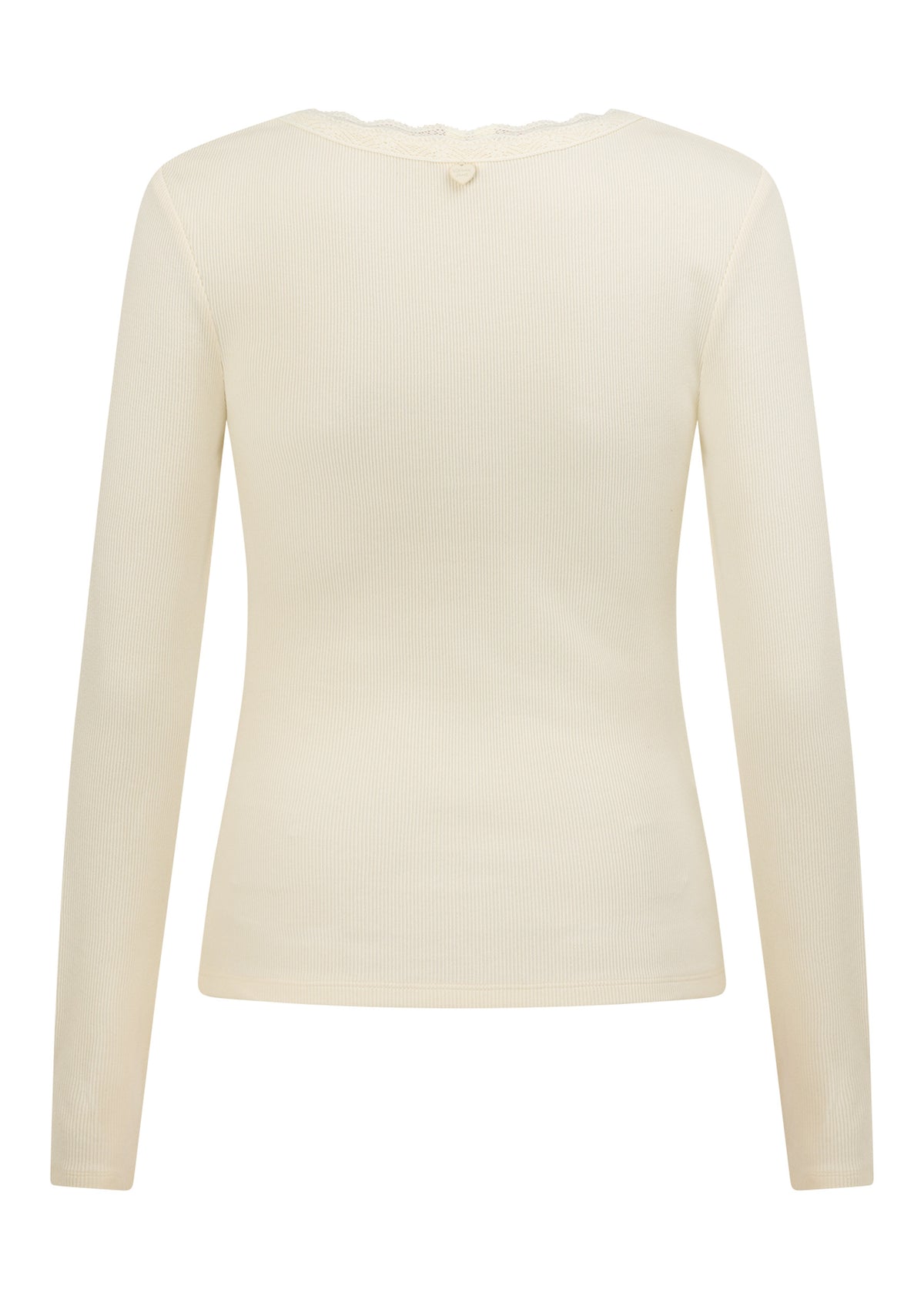 Lorna Jane In The Moment Long Sleeve Rib Top - Cream