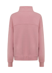 Lorna Jane Streamline Quarter Zip Sweat - Dusty Rose