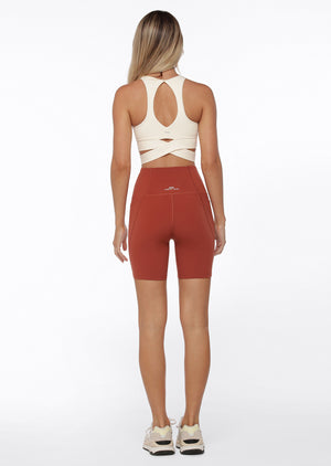 Lorna Jane Get Fit Sports Bra - Cream