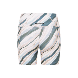 Lorna Jane Horizon Haze No Ride Pocket Bike Shorts - Blurred Lines Print