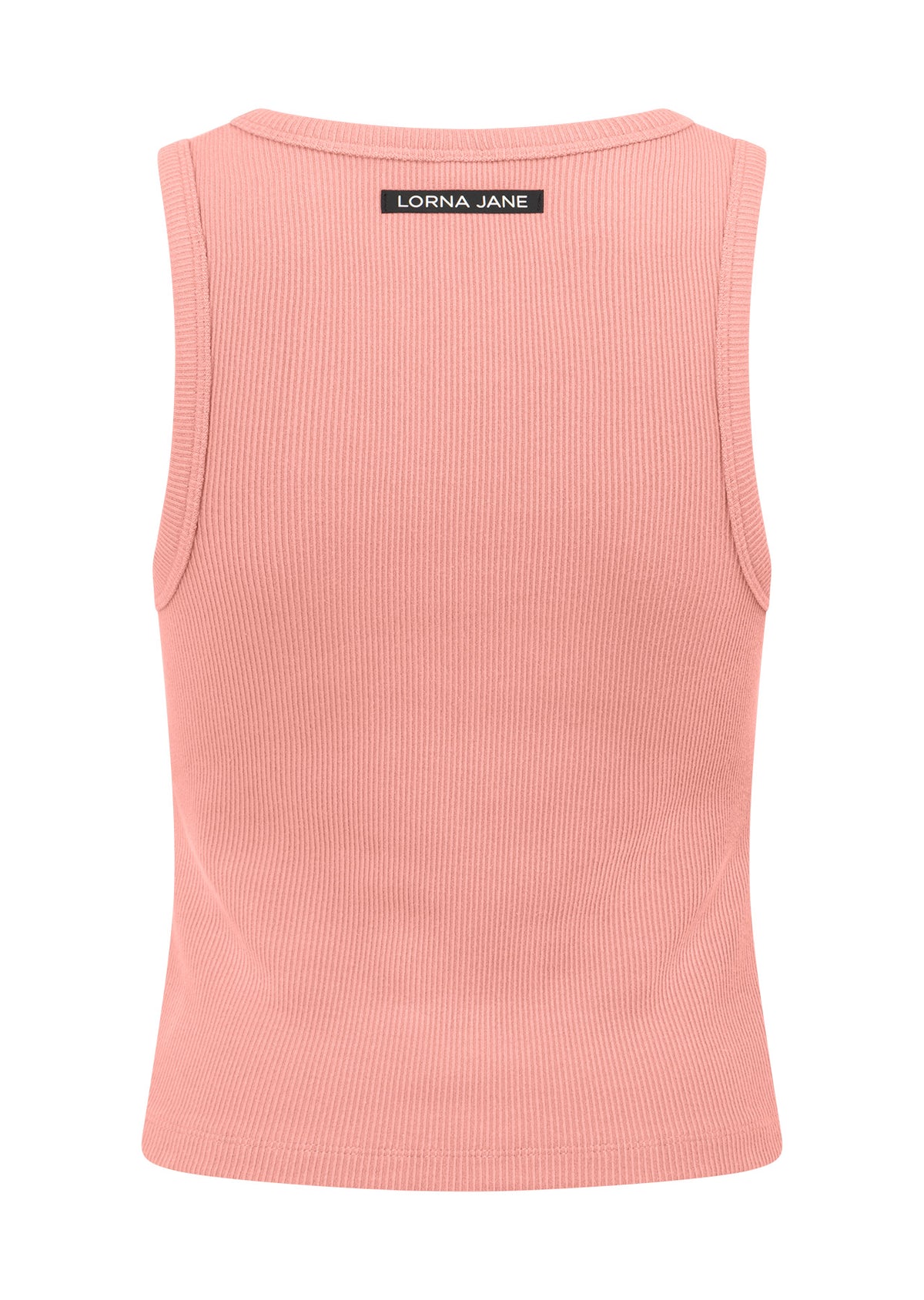 Lorna Jane Everyday Cut Out Rib Tank - Ash Rose