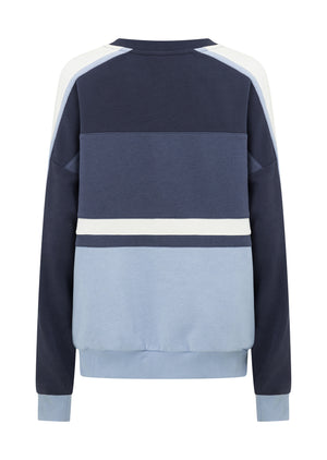 Lorna Jane Serenade Oversized Sweat - Ash Blue Multi