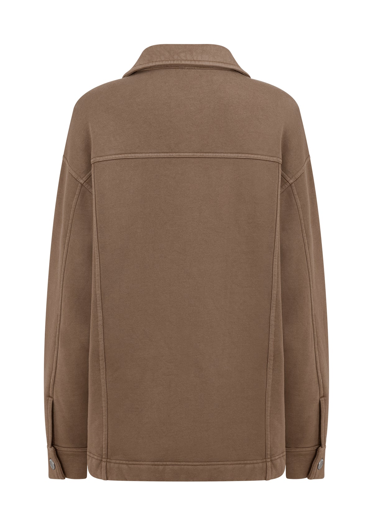 Lorna Jane Daybreak Washed Fleece Shacket - Washed Cedar