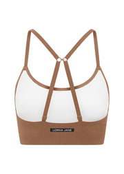 Lorna Jane Supreme Comfort Longline Sports Bra - Dark Cedar
