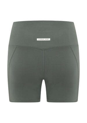 Lorna Jane Go The Distance 14cm Bike Shorts - Agave Green