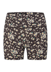 Lorna Jane Ditsy Daisy 12cm Booty Bike Shorts - Ditsy Daisy Print
