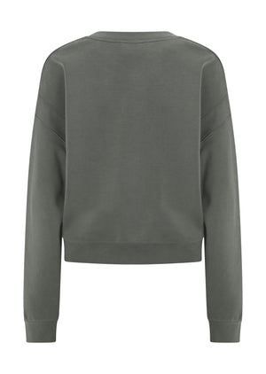 Lorna Jane Make Space Cropped Sweatshirt - Agave Green