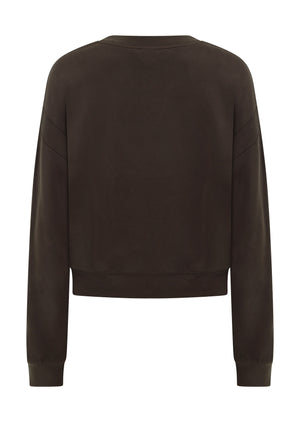 Lorna Jane Make Space Cropped Sweatshirt - Volcano