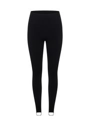 Lorna Jane Streamlined Full Length Stirrup Leggings - Black