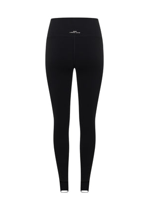 Lorna Jane Streamlined Full Length Stirrup Leggings - Black