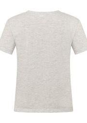 Lorna Jane Love Always Lounge T-shirt - Light Grey Marl