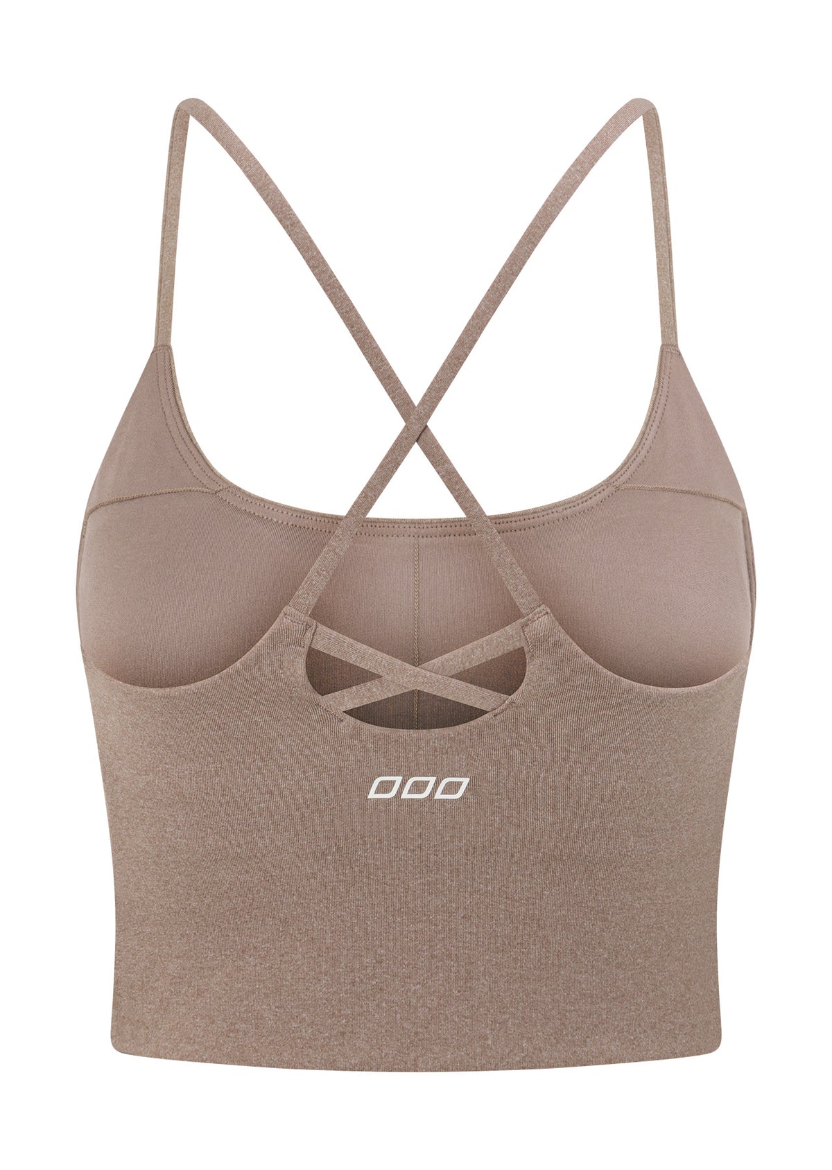 Lorna Jane Campus Classic Cropped Bra Tank Combo - Bone Marl