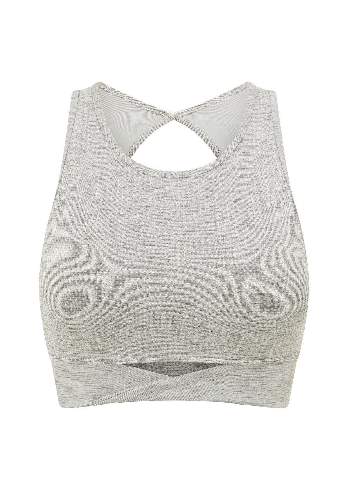 Lorna Jane Lucky Instinct Sports Bra - Grey Marl