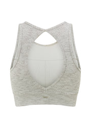Lorna Jane Lucky Instinct Sports Bra - Grey Marl