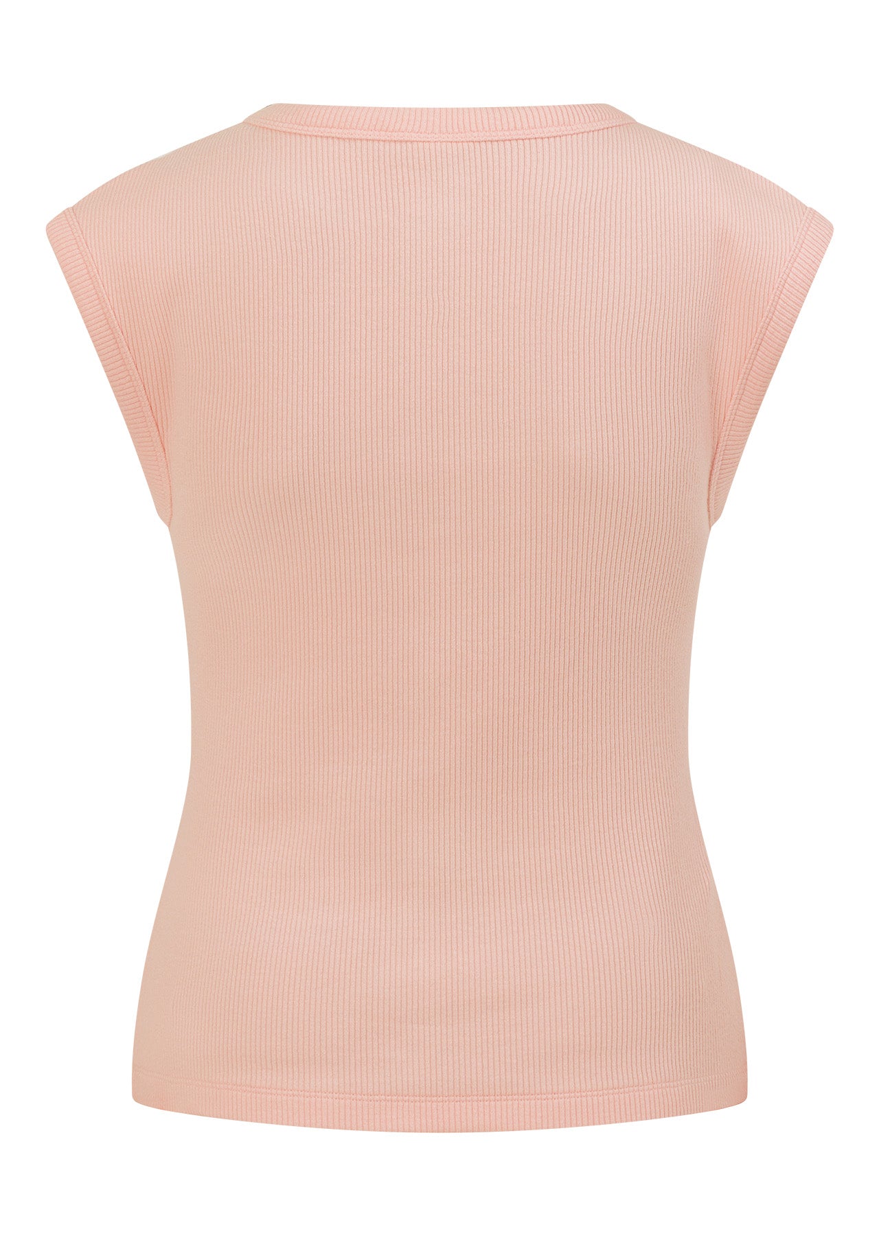 Lorna Jane Paradise Rib Top - Pale Peony