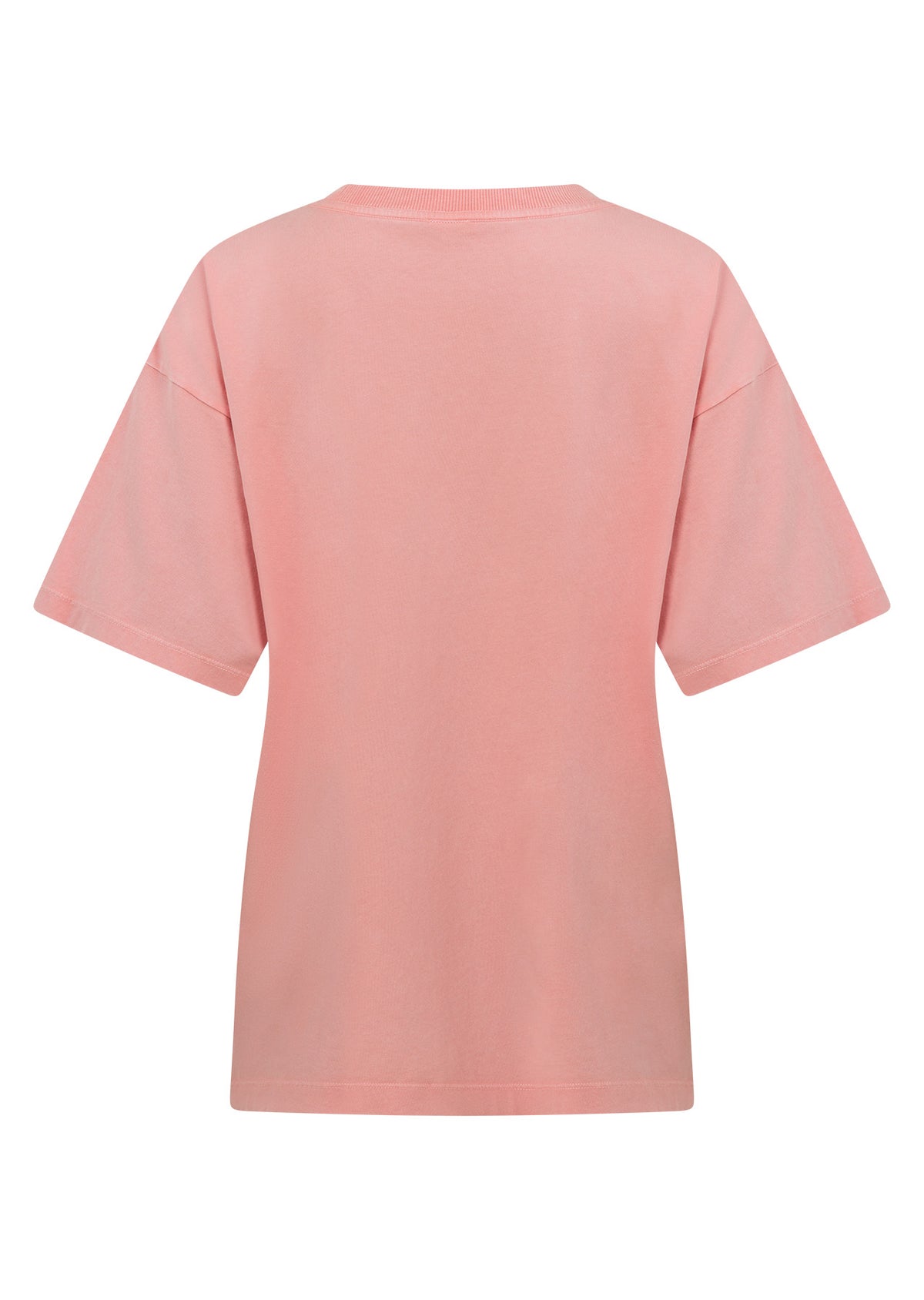 Lorna Jane Sports Club Washed Boyfriend T-Shirt - Washed Wisteria Pink