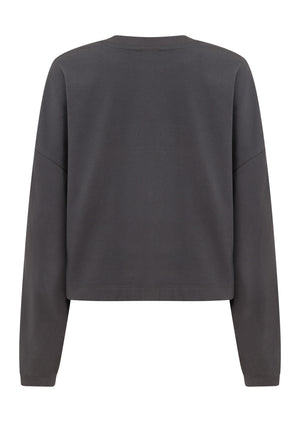 Lorna Jane Half Time Lightweight Sweat - Titanium